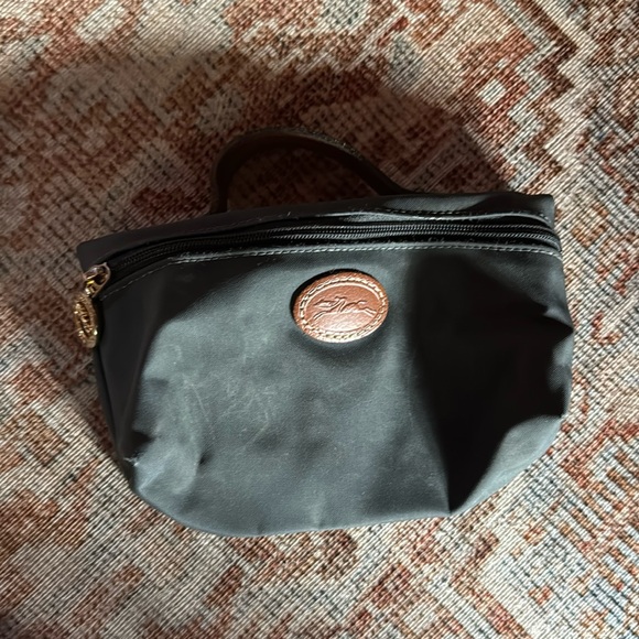 Longchamp Handbags - Longchamp Gray toiletry bag le pliage club cosmetic case